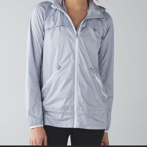 Miss Misty Grey rain jacket